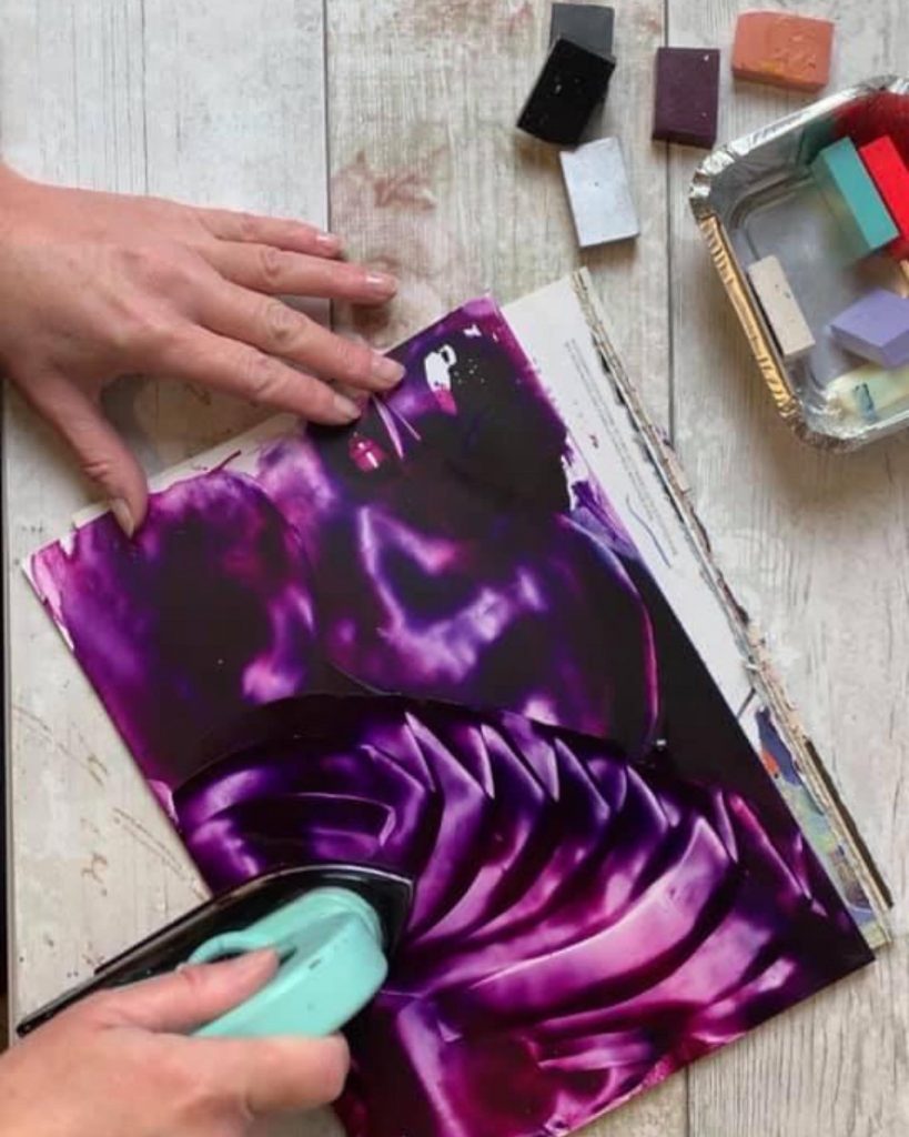 encaustic wax painting