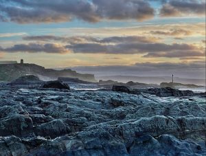 smartphone photography jet black squares bude cornwall 