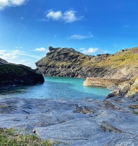 smartphone photography jet black squares boscastle cornwall 